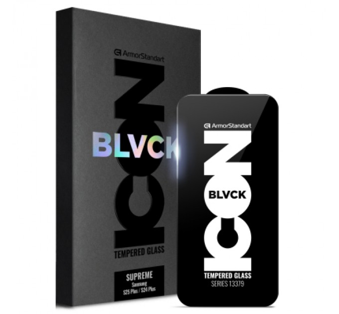 Armorstandart Скло захисне Armorstandart Supreme Black Icon Samsung S25 Plus / S24 Plus (ARM84628)