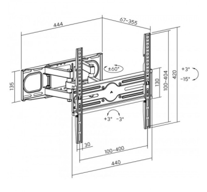 AGN Кронштейн AGN AGN70-442P
