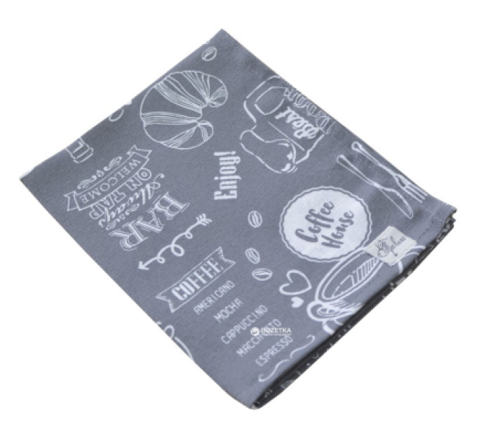 Прованс Серветка на стіл Прованс Breakfast grey 35х45 см (4823093408456)