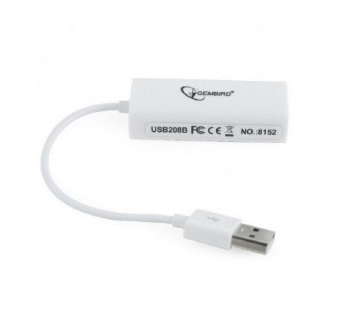 Мережева карта USB2.0 to Fast Ethernet Gembird (NIC-U2-02)