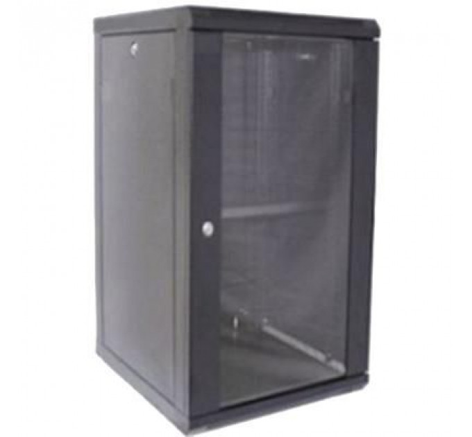 Шафа настінна Hypernet 18U 19" 600x450 (WMNC-18U-FLAT-BLACK)