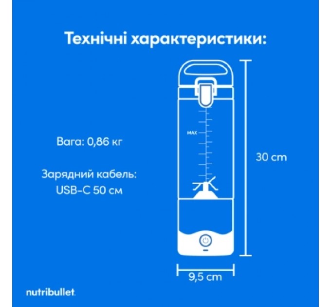NUTRIBULLET Блендер NUTRIBULLET NBP003LBL