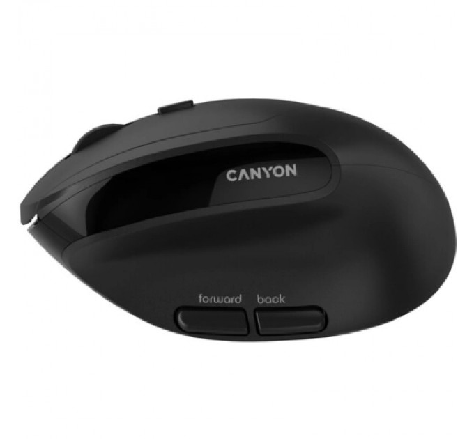 Canyon Мишка Canyon MW-25 LED Silent Wireless/Bluetooth Black (CNS-CMSW25)
