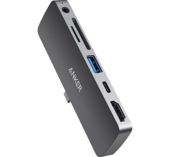 Концентратор Anker PowerExpand Direct 6-in-1 USB-C PD Media Hub (Gray) (A83620A1)