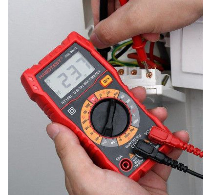 Цифровий мультиметр Habotest HT108L DC600V/10A, AC600V (HT108L)