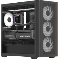 Корпус AeroCool D301A-G-BK-v2 Black (ACCS-DS03043.11)