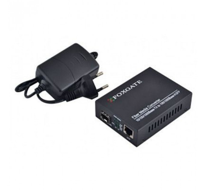 Медіаконвертер FoxGate 10/100/1000Base-T RJ45 to 1000Base-SX/LX SFP slot (EC-SFP1000-FE/GE-LFP)