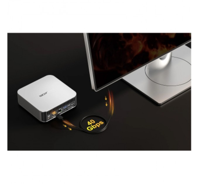 GEEKOM Комп'ютер GEEKOM Mini PC A8 / Ryzen7 8745HS, 32, 1TB, Radeon 780M, W11Pro (GMA8R78745HS-321T-EU)