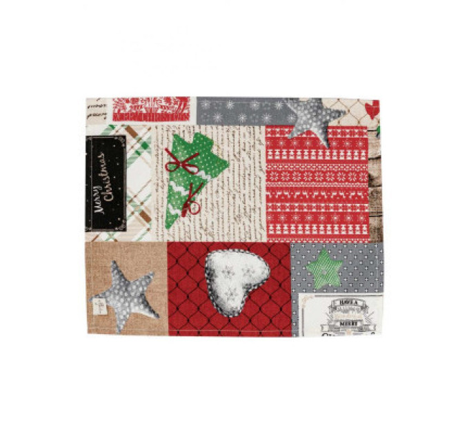 Прованс Серветка на стіл Прованс Merry Christmas 35x45 см (4823093449251)