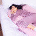 MirSon Подушка MirSon для вагітних і відпочинку Satin Stripe №8026 U-подібна Pink (2200006178644)