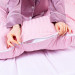 MirSon Подушка MirSon для вагітних і відпочинку Satin Stripe №8026 U-подібна Pink (2200006178644)