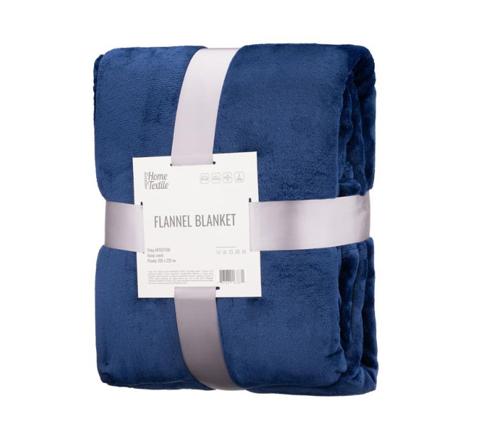 Ardesto Плед Ardesto Flannel 100% поліестер, синій 200х220 см (ART0214SB)