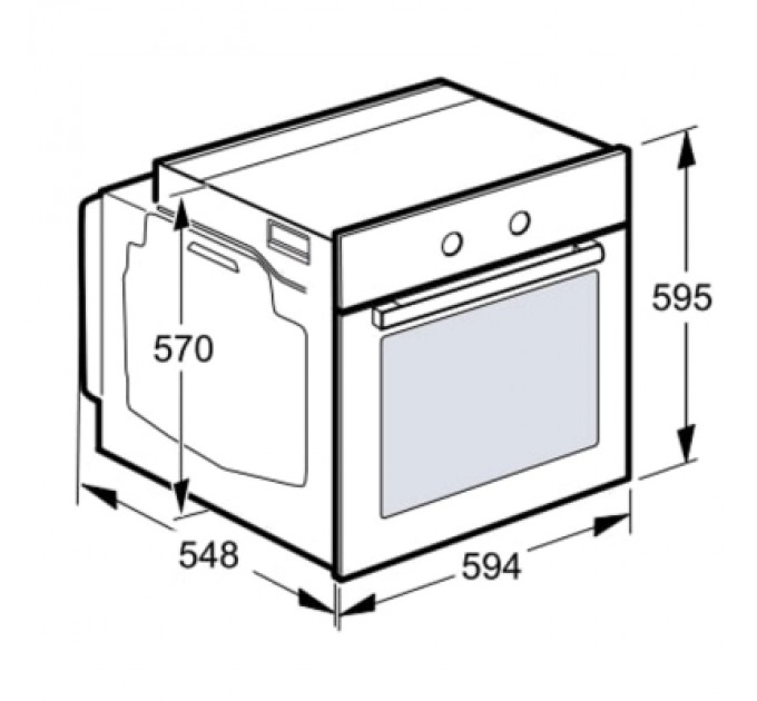 Bosch Духова шафа Bosch HJA737BA0