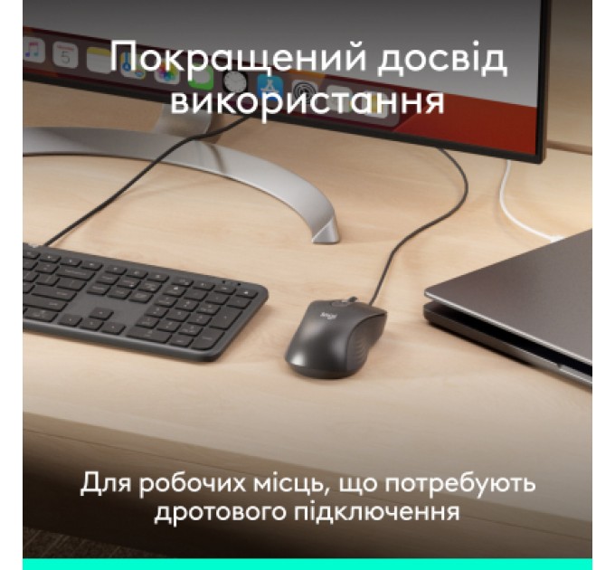 Logitech Мишка Logitech Signature M520 for Business USB-C Graphite (910-007511)