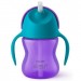 Philips AVENT Поїльник-непроливайка Philips AVENT з трубочкою 210 мл 9 міс+, бузковий (SCF796/02)