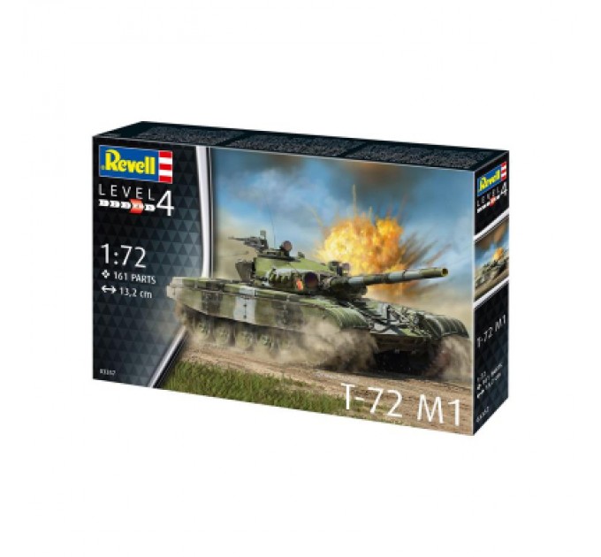 Revell Збірна модель Revell Танк Т-72 М1 рівень 4 масштаб 1:72 (RVL-03357)
