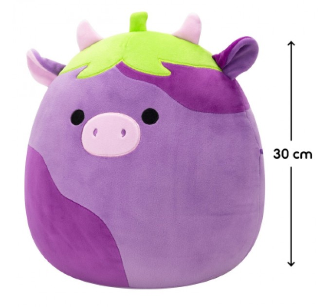 Squishmallows М'яка іграшка Squishmallows Корівка-баклажан Фредерік 30 см (SQCR07969)