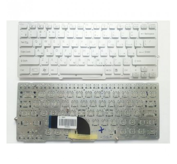 Клавіатура ноутбука Sony VPC-SD/VPC-SB Series серебро RU (A43015)