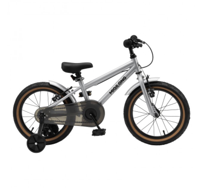 Miqilong Дитячий велосипед Miqilong ST 16" срібний (RBB-ST16-SILVER)