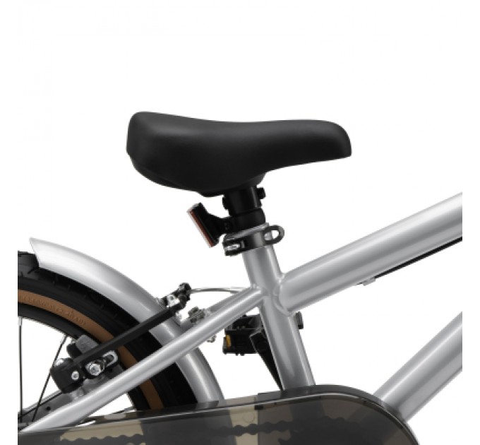 Miqilong Дитячий велосипед Miqilong ST 16" срібний (RBB-ST16-SILVER)