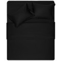 Ardesto Простирадло Ardesto Mix&Match Premium 100% бавовна, сатин чорний 180х240 см (ART1824FSL)