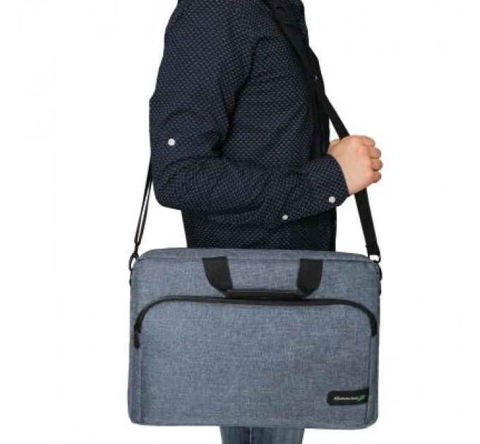 Сумка для ноутбука Grand-X 14-15'' SB-149 soft pocket Grey-Blue (SB-149J)