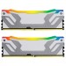 Kingston Fury (ex.HyperX) Модуль пам'яті для комп'ютера DDR5 48GB (2x24GB) 8400 MHz Renegade RGB White/Silver Kingston Fury (ex.HyperX) (KF584CU40RWAK2-48)