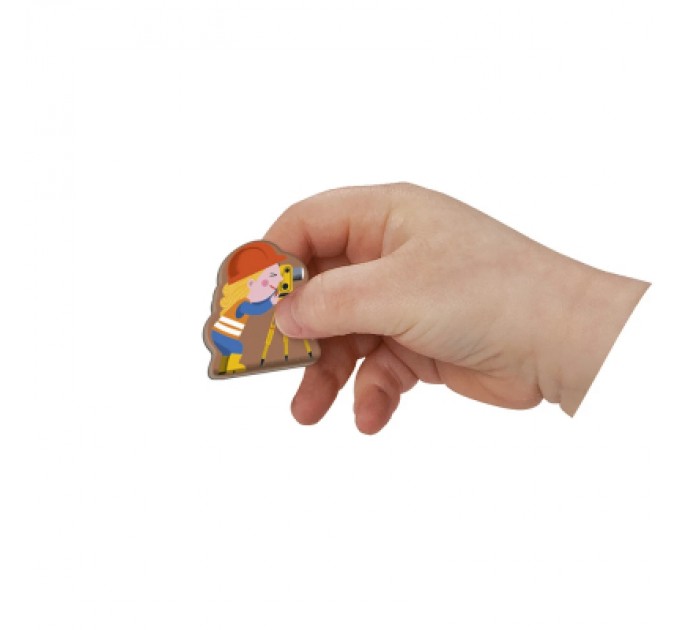 Janod Розвиваюча іграшка Janod Магнітна книга Будівництво 70 елементів (J02526)