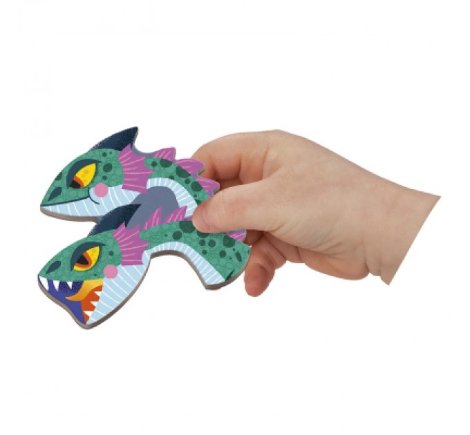 Janod Розвиваюча іграшка Janod Магнітна книга Дракони 53 елемента (J02527)