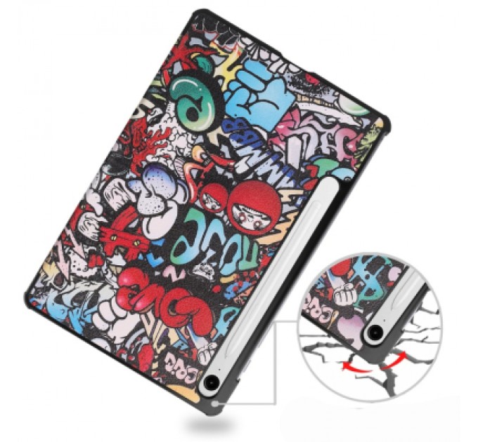 BeCover Чохол до планшета BeCover Smart Case Samsung Galaxy Tab S10 FE (SM-X520/SM-X526) 10.9" Graffiti (713285)