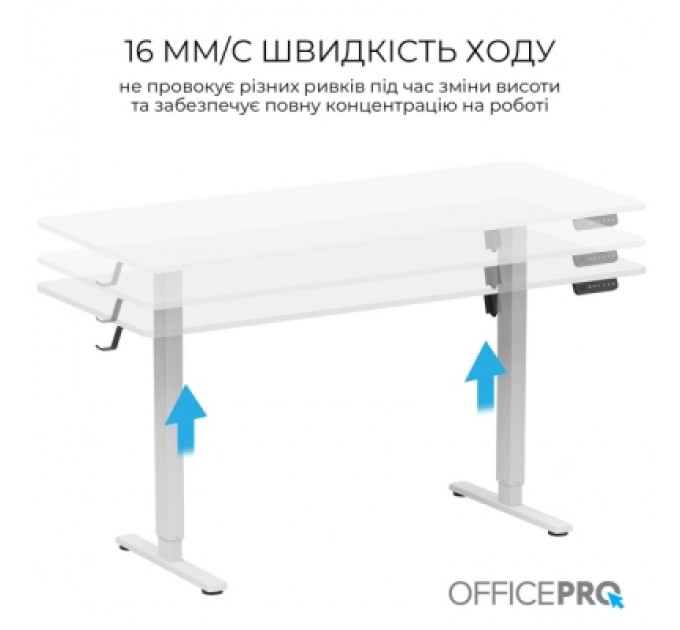 OfficePro Комп'ютерний стіл OfficePro ODE1670W White (ODE1670W)