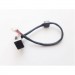 Dell Роз'єм живлення ноутбука з кабелем Dell PJ801 (7.4x5.0mm+center pin) 5-pin 15 см (A49124)