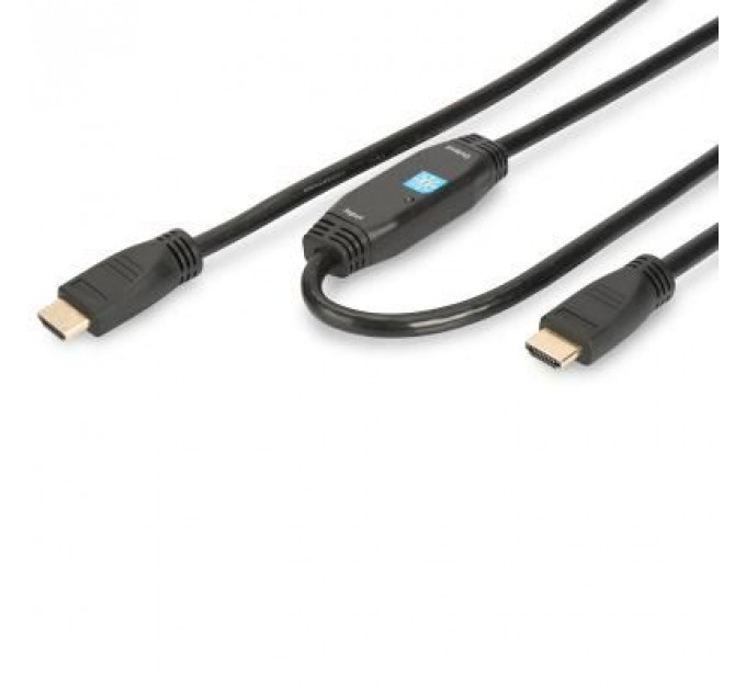 Кабель мультимедійний HDMI to HDMI 30.0m Digitus (AK-330105-300-S)