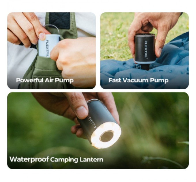 Flextail Ліхтар Flextail Tiny Pump 2X з функцією насосу білий (TY2X1600-WT-i)