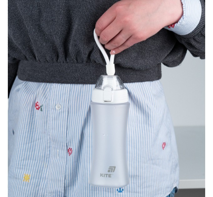 Kite Поїльник-непроливайка Kite 500 мл, біла (K25-1215-1)