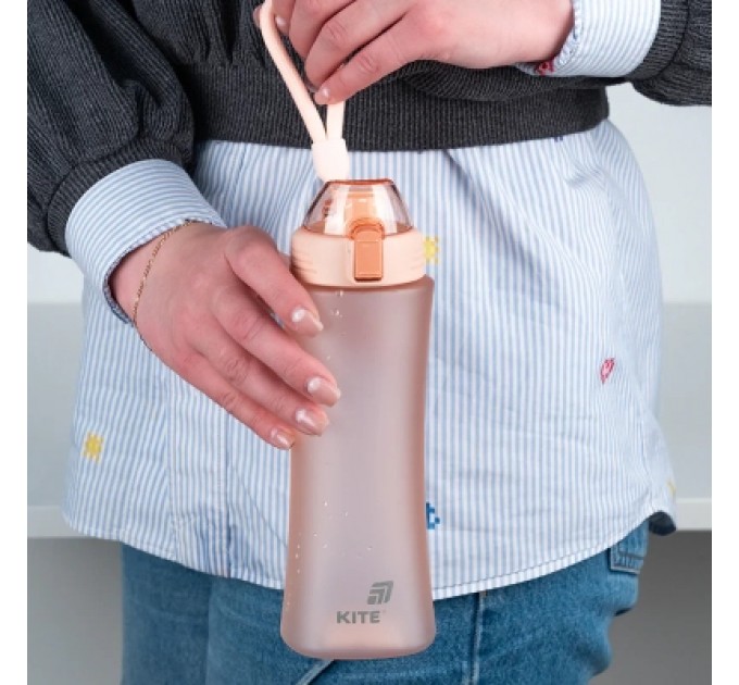 Kite Поїльник-непроливайка Kite 660 мл, рожева (K25-1216-3)