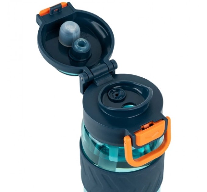 Kite Поїльник-непроливайка Kite 800 мл, блакитно-помаранчева (K25-1234-3)