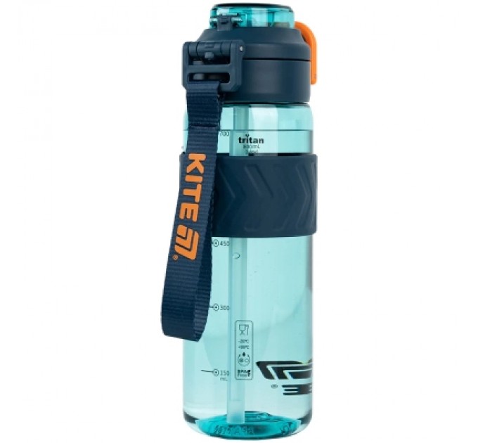 Kite Поїльник-непроливайка Kite 800 мл, блакитно-помаранчева (K25-1234-3)