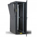 Шафа напольна Kingda 42U 19" 600x1000, RAL9004, перф. двері, розібрана (KD-002-6042M)