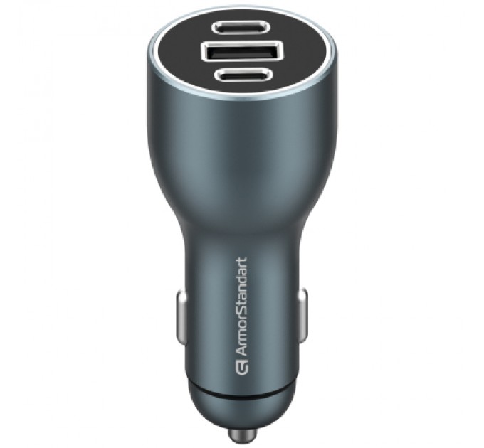 Armorstandart Зарядний пристрій Armorstandart Resolute Power ASPP-21 120W 2xUSB-C, 1xUSB-A (ARM70026)