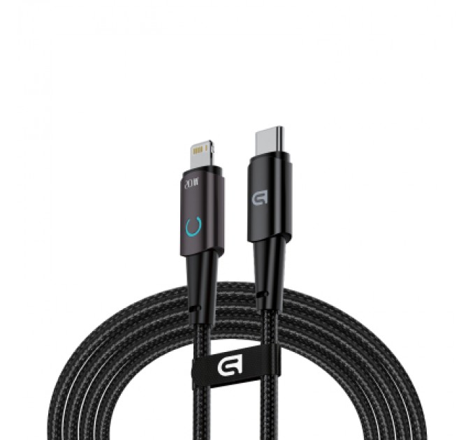 Armorstandart Дата кабель USB-C to Lightning 1.2m 20W black Armorstandart (ARM75865)