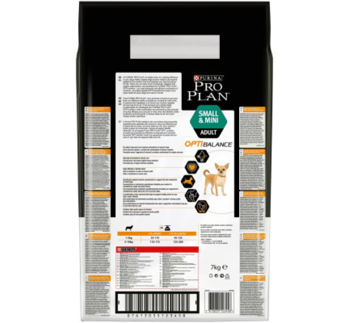 Purina Pro Plan Сухий корм для собак Purina Pro Plan Dog Small&Mini Adult з куркою і рисом 7 кг (7613035123458)