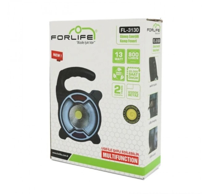 Voltronic Ліхтар Voltronic FORLIFE F-3130+Solar, SMD LED + COB (F-3130)