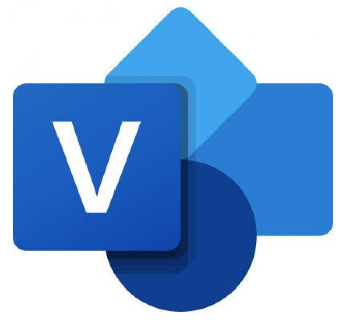 Microsoft Офісний додаток Microsoft Visio Std 2021 Win All Lng PK Lic Online DwnLd C2R NR (D86-05942)