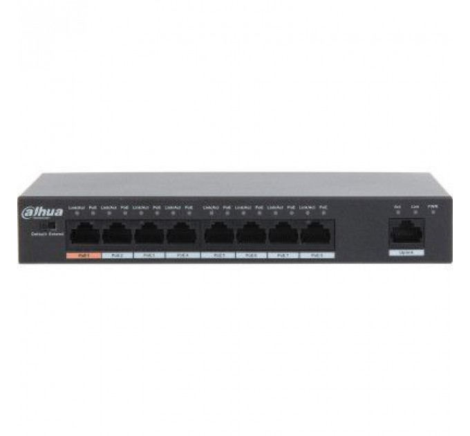 Комутатор мережевий Dahua DH-PFS3009-8ET1GT-96