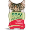 OASY Паштет для котів OASY Adult з телятиною 85 г (8053017342245)