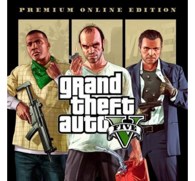 Гра Xbox Grand Theft Auto V Premium Online Edition [Blu-Ray диск] (5026555360005)