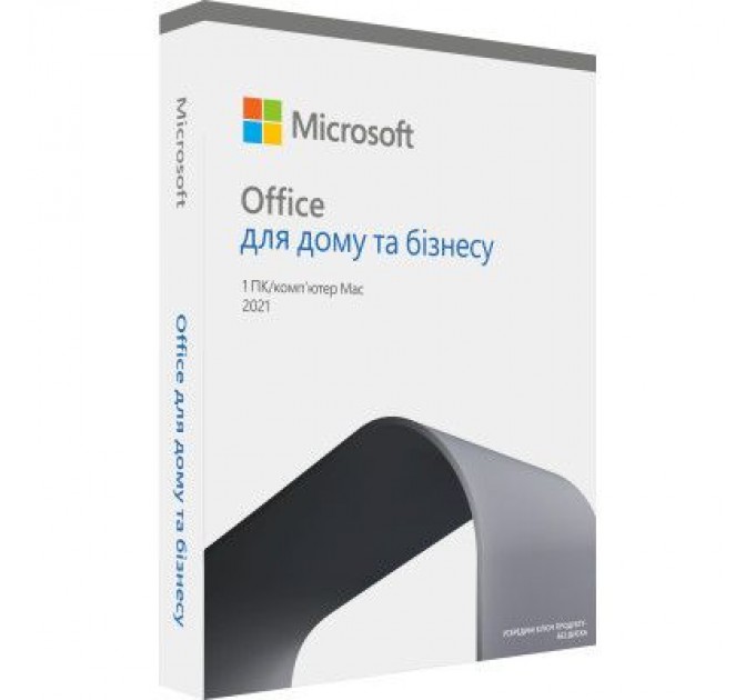 Офісний додаток Microsoft Office 2021 Home and Business Ukrainian CEE Only Medialess (T5D-03556)
