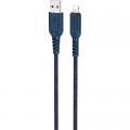 HOCO Дата кабель USB 2.0 AM to Lightning 1.0m 2.4A nylon X59 blue HOCO (6931474744883)