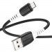 HOCO Дата кабель USB 2.0 AM to Micro 5P 1.0m 2.4A silicone X82 black HOCO (6931474768551)